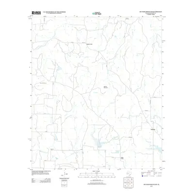 2013 Map of Blucher Mountain, 2013 Print