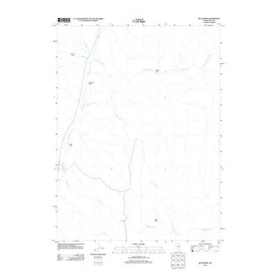 2012 Map of Blue Basin, 2012 Print