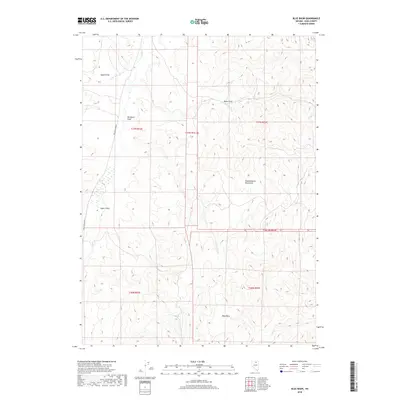 2018 Map of Blue Basin, 2018 Print