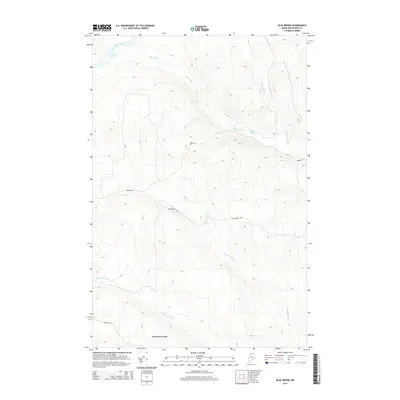 2014 Map of Blue Brook, 2014 Print