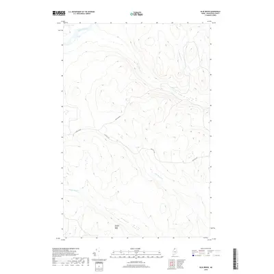 2018 Map of Blue Brook, 2018 Print