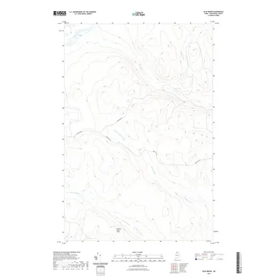 2021 Map of Blue Brook, 2021 Print