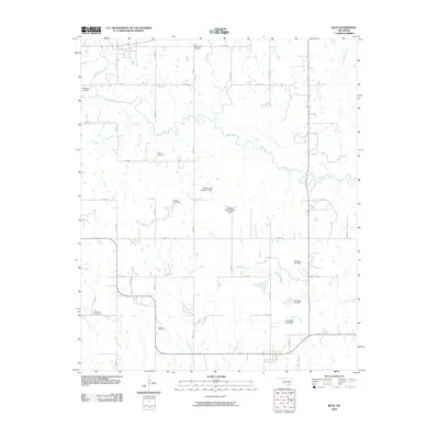 2009 Map of Blue, 2009 Print