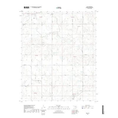 2018 Map of Blue, 2018 Print