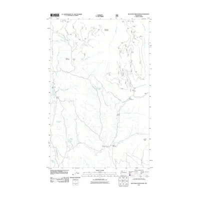 2011 Map of Blue Buck Mountain, 2011 Print