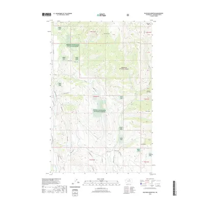 2020 Map of Blue Buck Mountain, 2020 Print