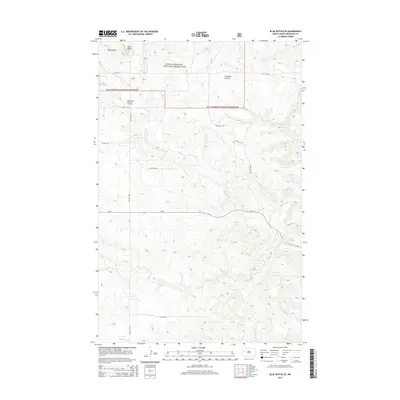 2014 Map of Blue Buttes SE, 2014 Print