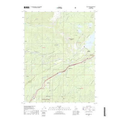 2018 Map of Blue Canyon, 2018 Print