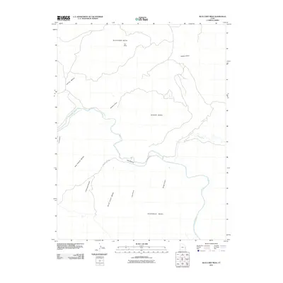 2011 Map of Blue Chief Mesa, 2011 Print