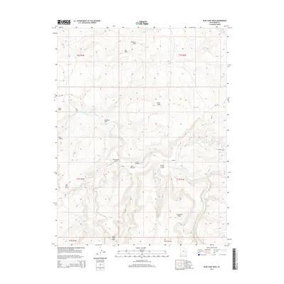 2014 Map of Blue Chief Mesa, 2014 Print