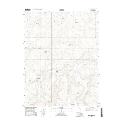 2017 Map of Blue Chief Mesa, 2017 Print