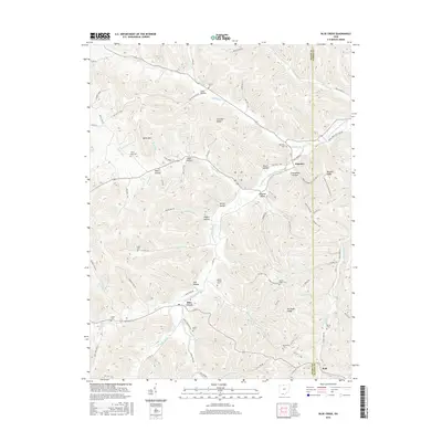 2016 Map of Blue Creek, 2016 Print