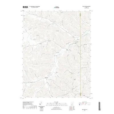 2019 Map of Blue Creek, 2019 Print