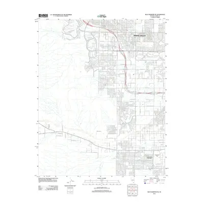 2012 Map of Blue Diamond SE, 2012 Print