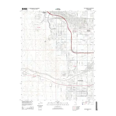 2015 Map of Blue Diamond SE, 2015 Print