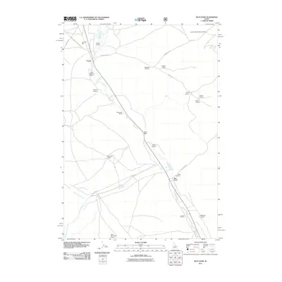 2011 Map of Blue Dome, 2011 Print