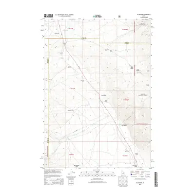 2013 Map of Blue Dome, 2013 Print