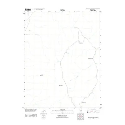 2012 Map of Blue Eagle Mountain, 2012 Print
