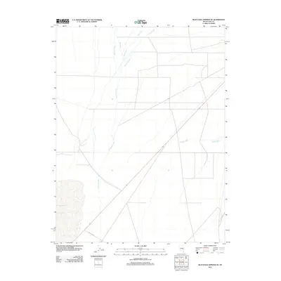 2012 Map of Blue Eagle Springs NE, 2012 Print