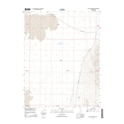2014 Map of Blue Eagle Springs, 2014 Print