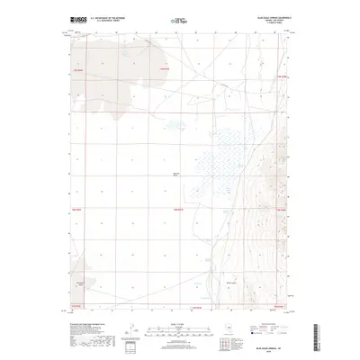 2018 Map of Blue Eagle Springs, 2018 Print