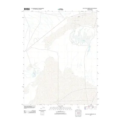 2012 Map of Blue Eagle Springs SW, 2012 Print