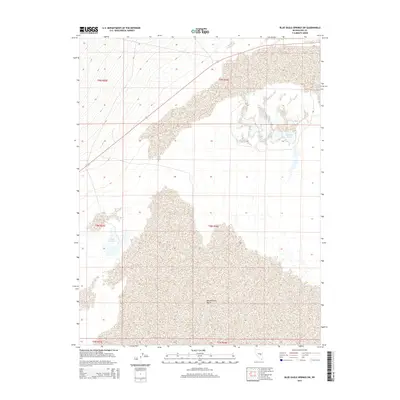 2015 Map of Blue Eagle Springs SW, 2015 Print