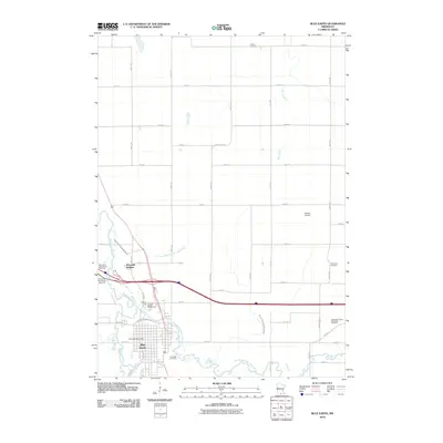 2010 Map of Blue Earth, 2010 Print