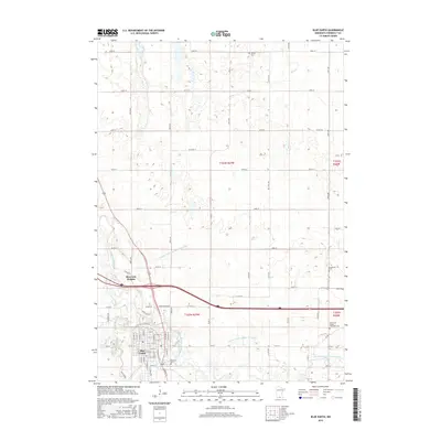 2016 Map of Blue Earth, 2016 Print