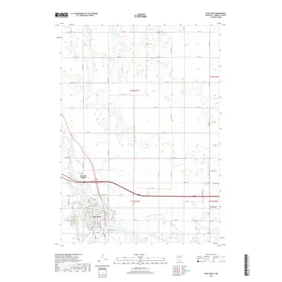 2019 Map of Blue Earth, 2019 Print