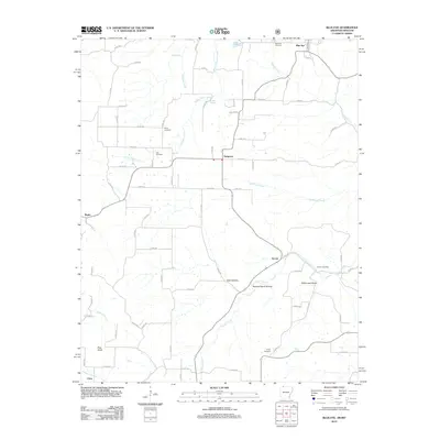 2012 Map of Blue Eye, 2012 Print