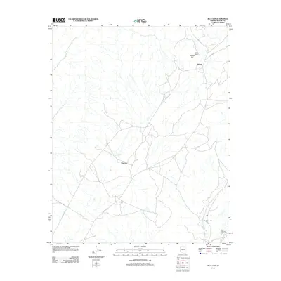 2011 Map of Blue Gap, 2011 Print