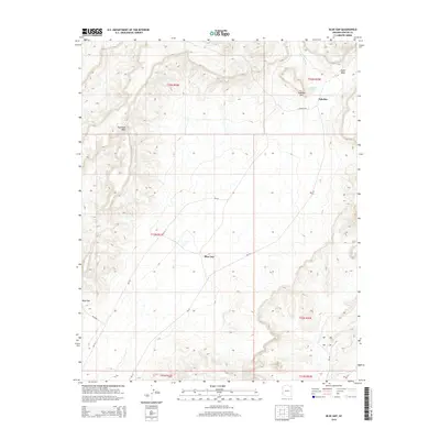 2014 Map of Blue Gap, 2014 Print