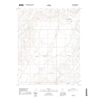 2018 Map of Blue Gap, 2018 Print