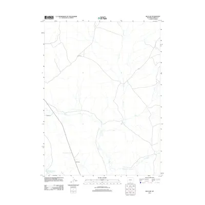 2012 Map of Blue Gap, 2012 Print