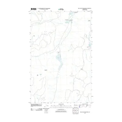 2011 Map of Blue Goat Mountain, 2011 Print
