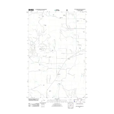 2011 Map of Blue Grass Ridge, 2011 Print