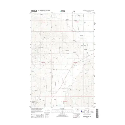 2014 Map of Blue Grass Ridge, 2014 Print