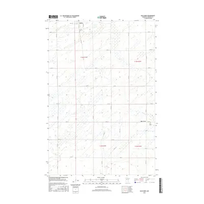 2016 Map of Blue Grass, 2016 Print