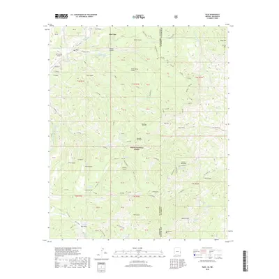 2018 Map of Blue, 2018 Print