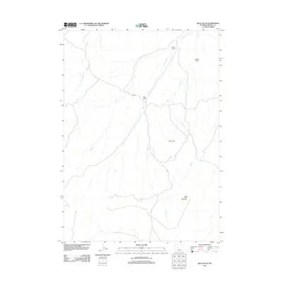 2012 Map of Blue Gulch, 2012 Print