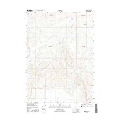 2015 Map of Blue Gulch, 2015 Print