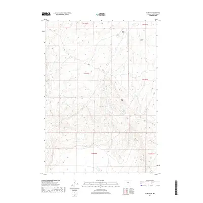 2017 Map of Blue Gulch, 2017 Print