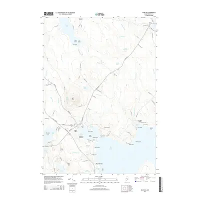 2014 Map of Blue Hill, 2014 Print