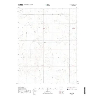 2018 Map of Blue Hill, 2018 Print