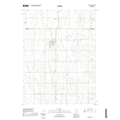 2017 Map of Blue Hill, 2017 Print