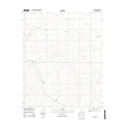 2013 Map of Blue Hills, 2013 Print