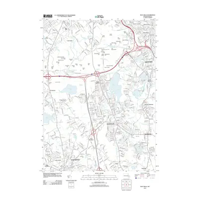 2012 Map of Blue Hills, 2012 Print