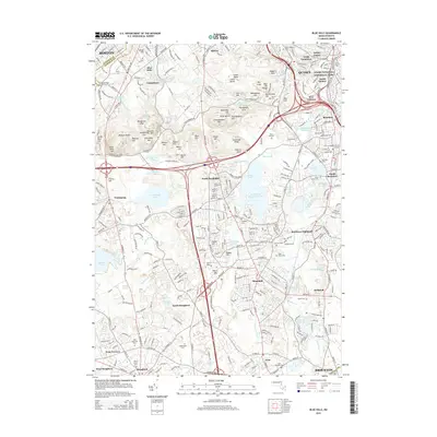 2015 Map of Blue Hills, 2015 Print