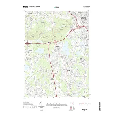 2021 Map of Blue Hills, 2021 Print